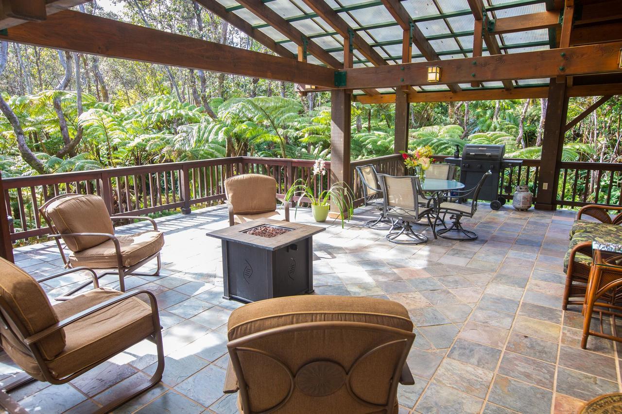 Hale Mauna Loa Upper Level With Shared Hot Tub Волкано Экстерьер фото